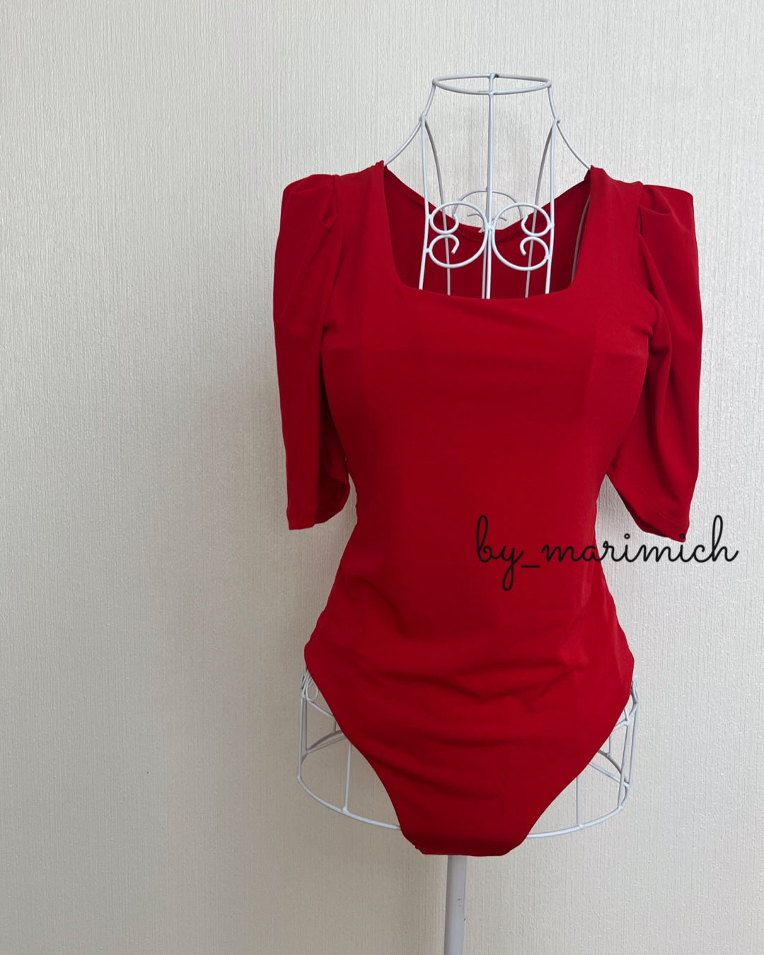 Body dup zara manga abullonada rojo