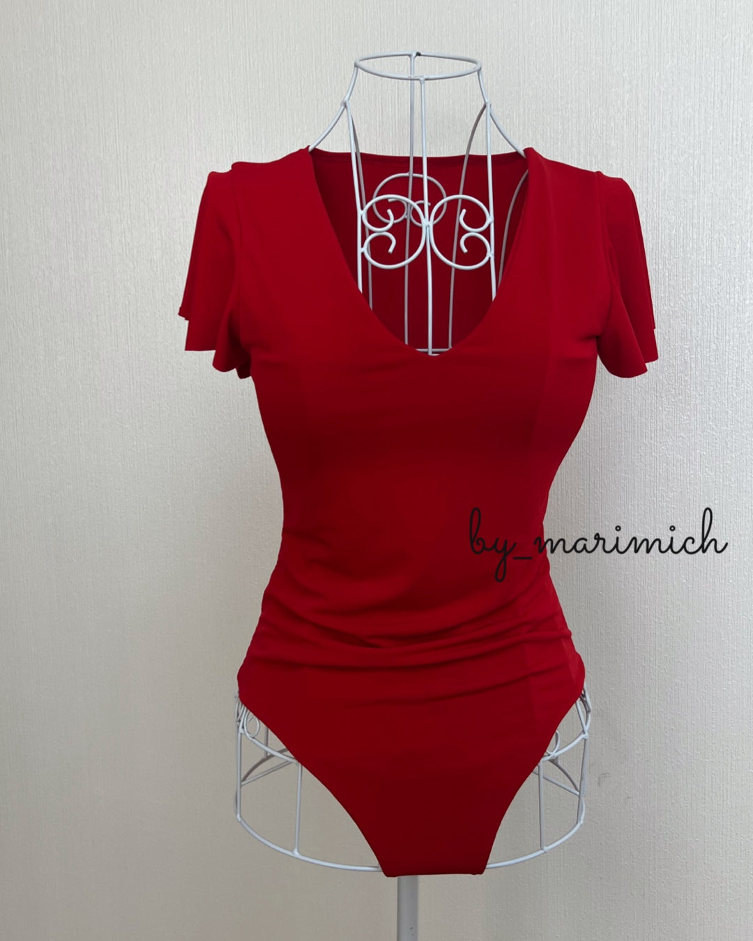 Body dup zara vuelitos rojo