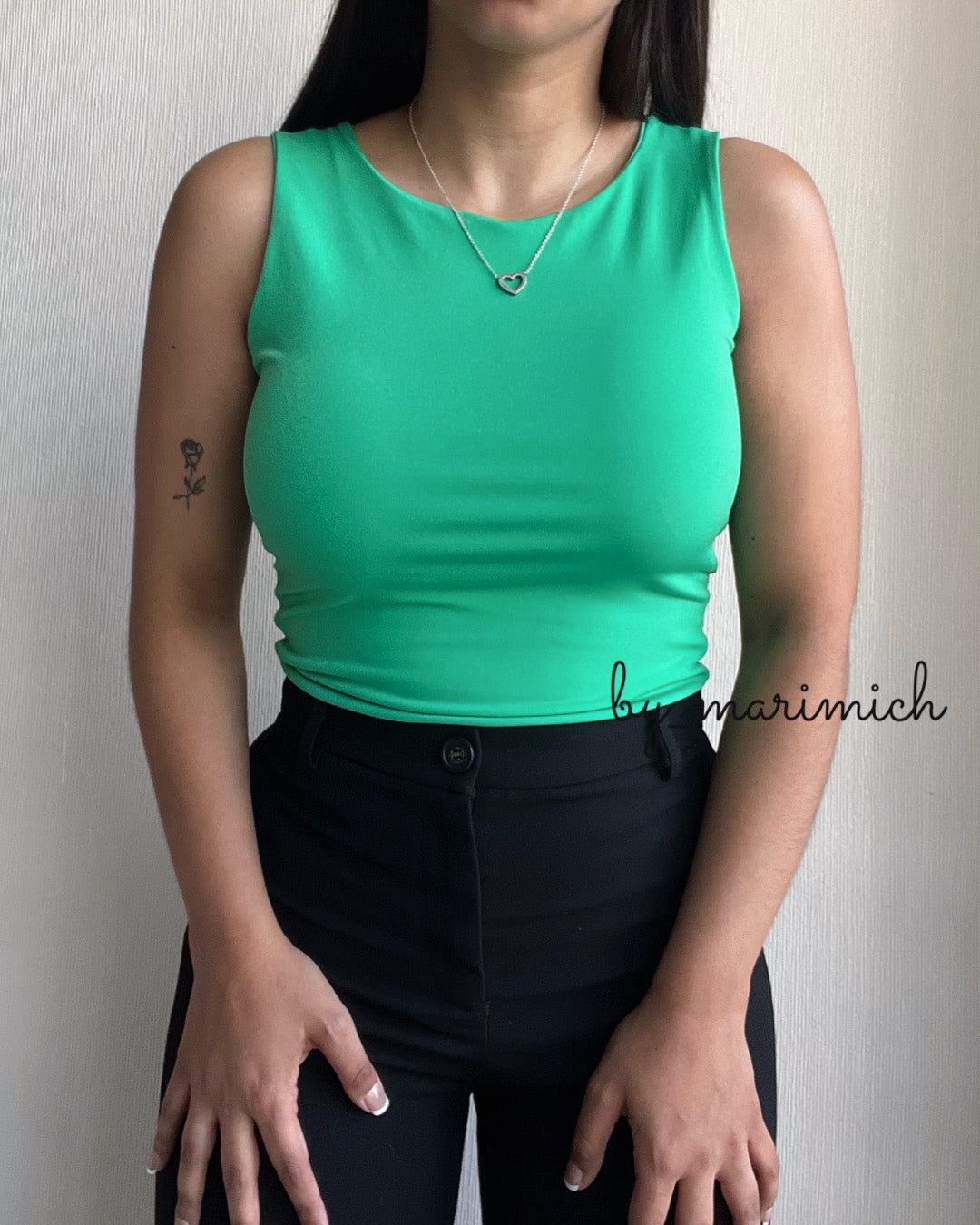 Body dup zara basic verde