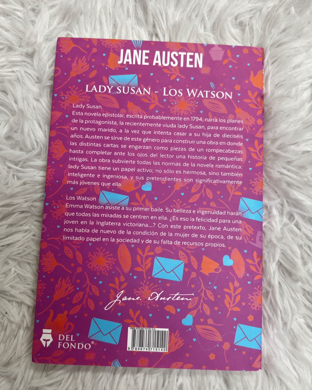 Libro”Lady Susan-Los watson-Jane Austen”