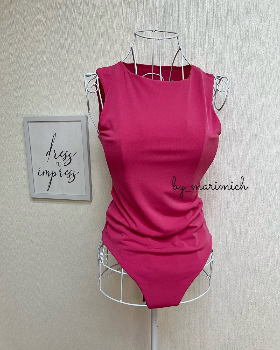 Body dup zara basic fucsia